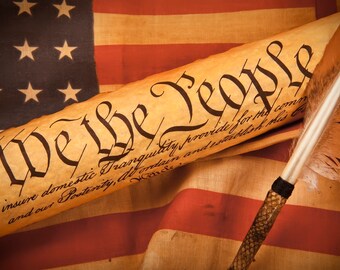 We The People Flag Alumilite Pen Blank   #18