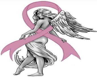Cancer du sein Angel Alumilite Pen Blank #57