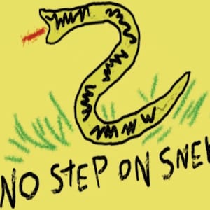 No Step On Snek Alumilite Pen Blank   #95