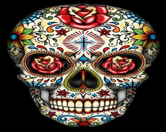 Sugar Skull Alumilite Pen Blank #136