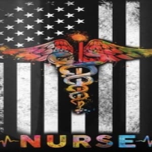 Nurse Flag Alumilite Pen Blank   #130
