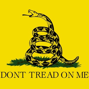 Don&#39;t Tread On Me Alumilite pen blank   #19