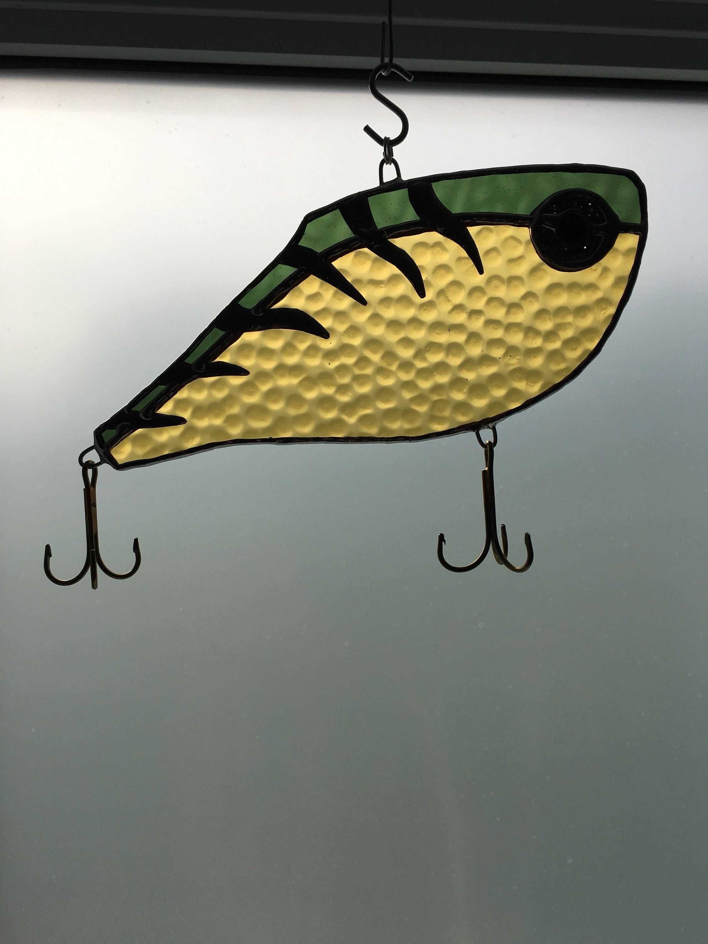 Stained Glass Fishing LureFather's Day fish camping Etsy