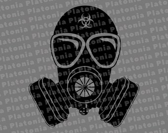 Download Free Gas Mask Svg Etsy PSD Mockup Template