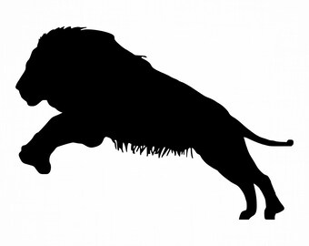 Free Free Jumping Lion Svg 470 SVG PNG EPS DXF File
