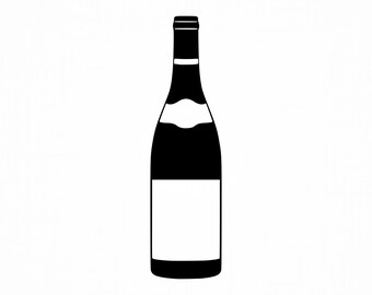 Bouteille De Champagne Svg Etsy