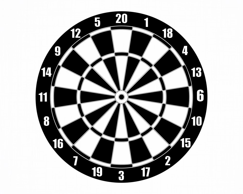 Dart Board Svg Dart Svg Dart Board Cut Files Dart Board Etsy