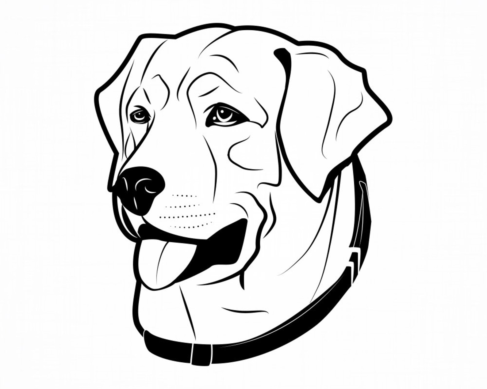 Dog Mascot Face Head Dog Canine Pet SVG Cut Files PNG Clipart | Etsy