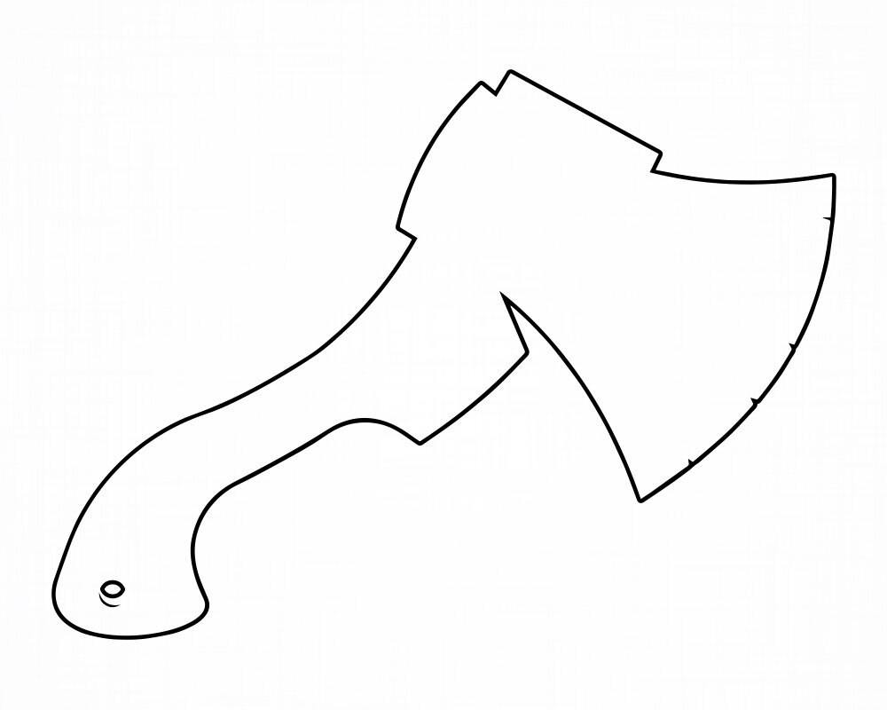 Axe Outline Svg Axe Svg Tool Svg Tribal Svg Wood Cutting Etsy Canada