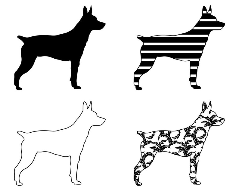Rat Terrier SVG Bundle PNG Dog Design Pet Canine Logo Mascot Clipart Vector Cut Files Cricut Eps Dxf