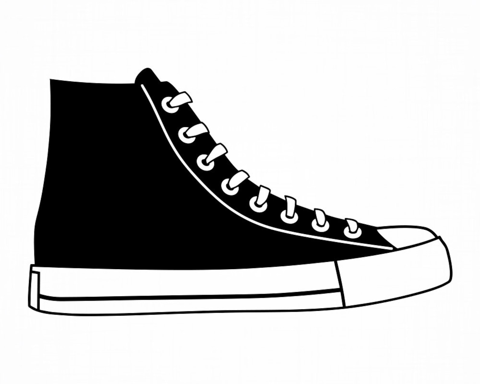 Casual Sneaker Shoe Svg Sneaker Svg Shoe Svg Sneaker Cut Etsy