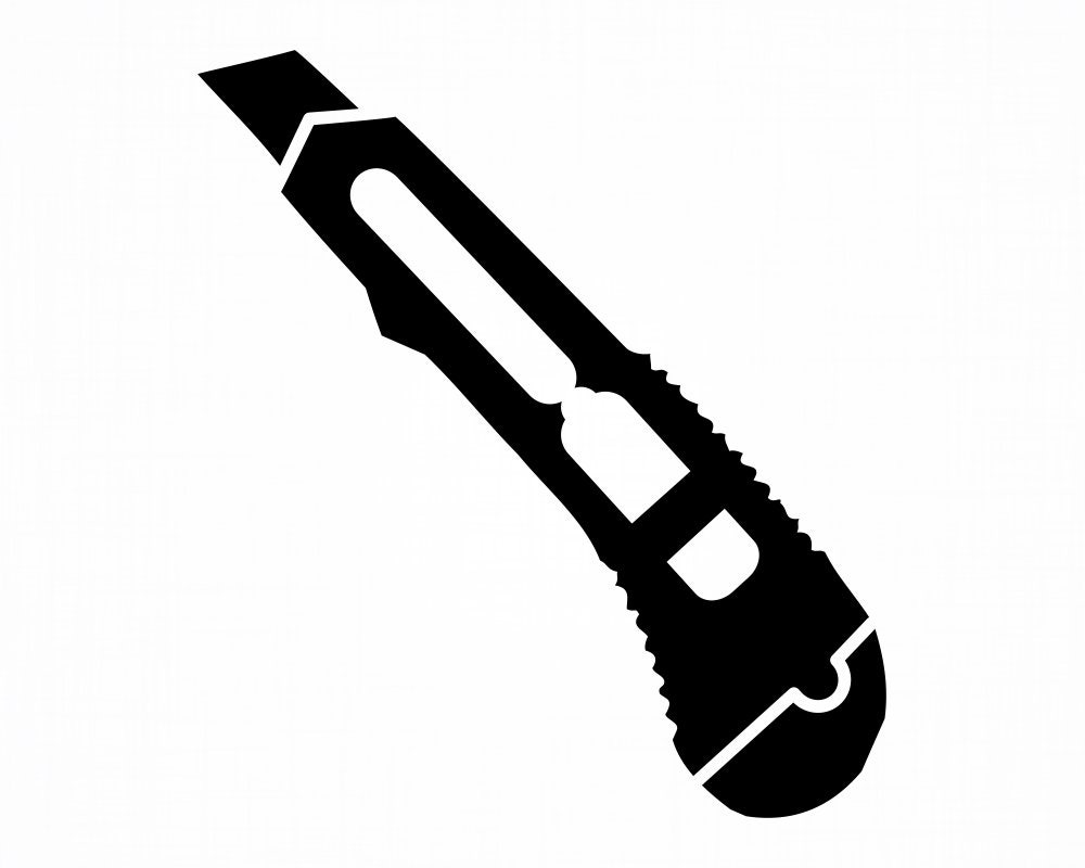 Box Cutter Svg Box Cutter Cut Files Box Cutter Clipart Box Etsy