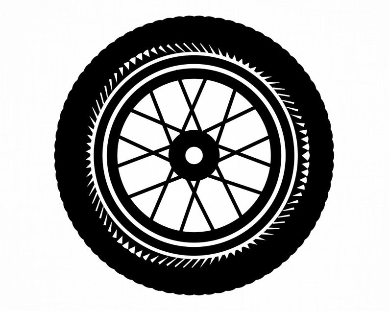 Motorcycle Wheel Svg Wheel Svg Tire Svg Wheel Cut Files Etsy