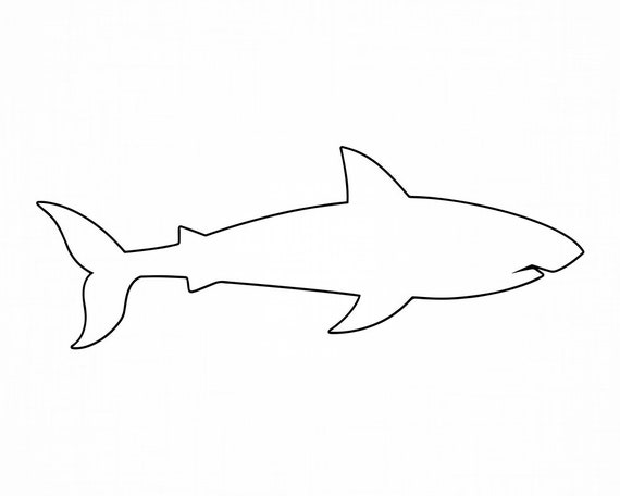 Free Free 153 Shark Outline Svg SVG PNG EPS DXF File