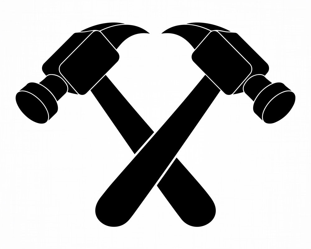 Hammer Logo 2 Svg Hammer Svg Building Svg Tool Svg Etsy