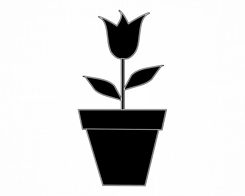 Free Free Flower Pot Svg SVG PNG EPS DXF File