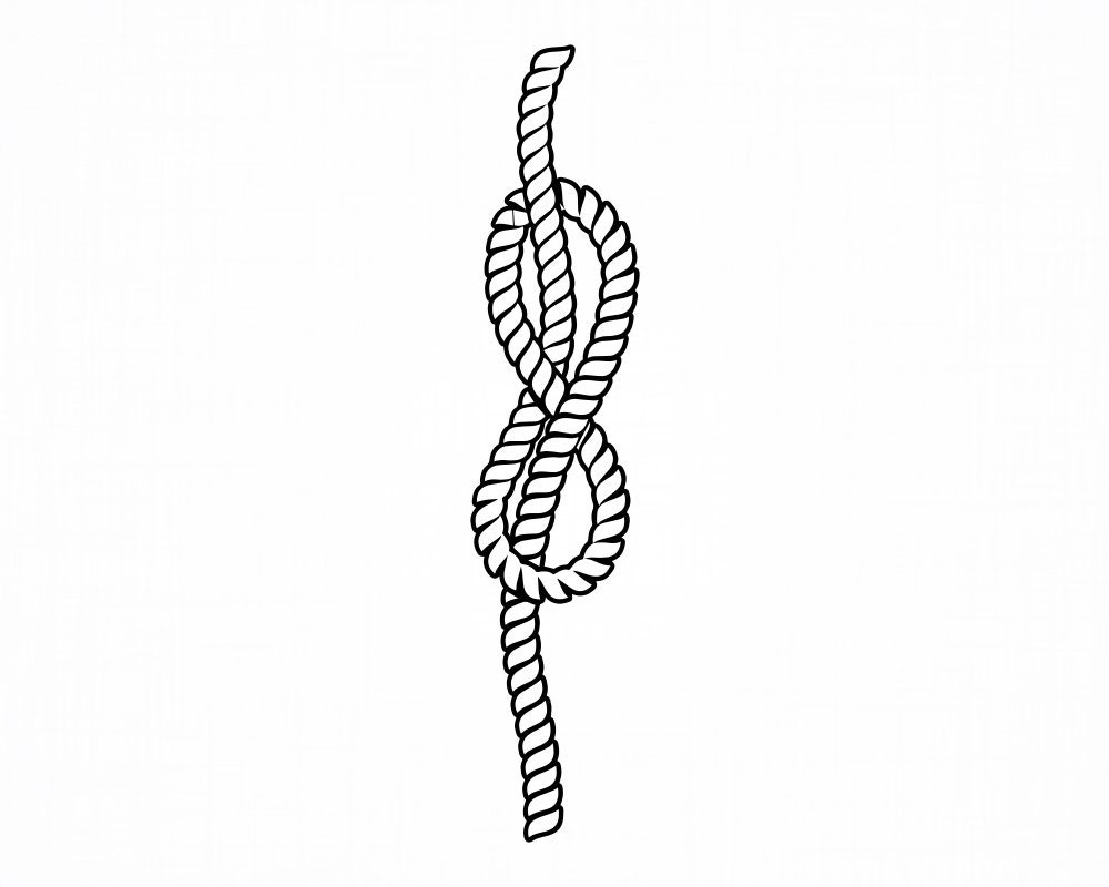 Rope Knot 6 Svg Rope Knot Svg Nautical Svg Rope Knot Cut Etsy