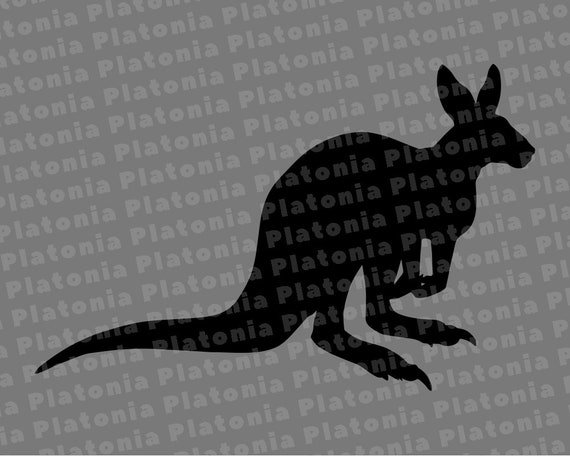 Download Kangaroo Svg Marsupial Australian Animal Svg Clipart Cut Files Etsy PSD Mockup Templates