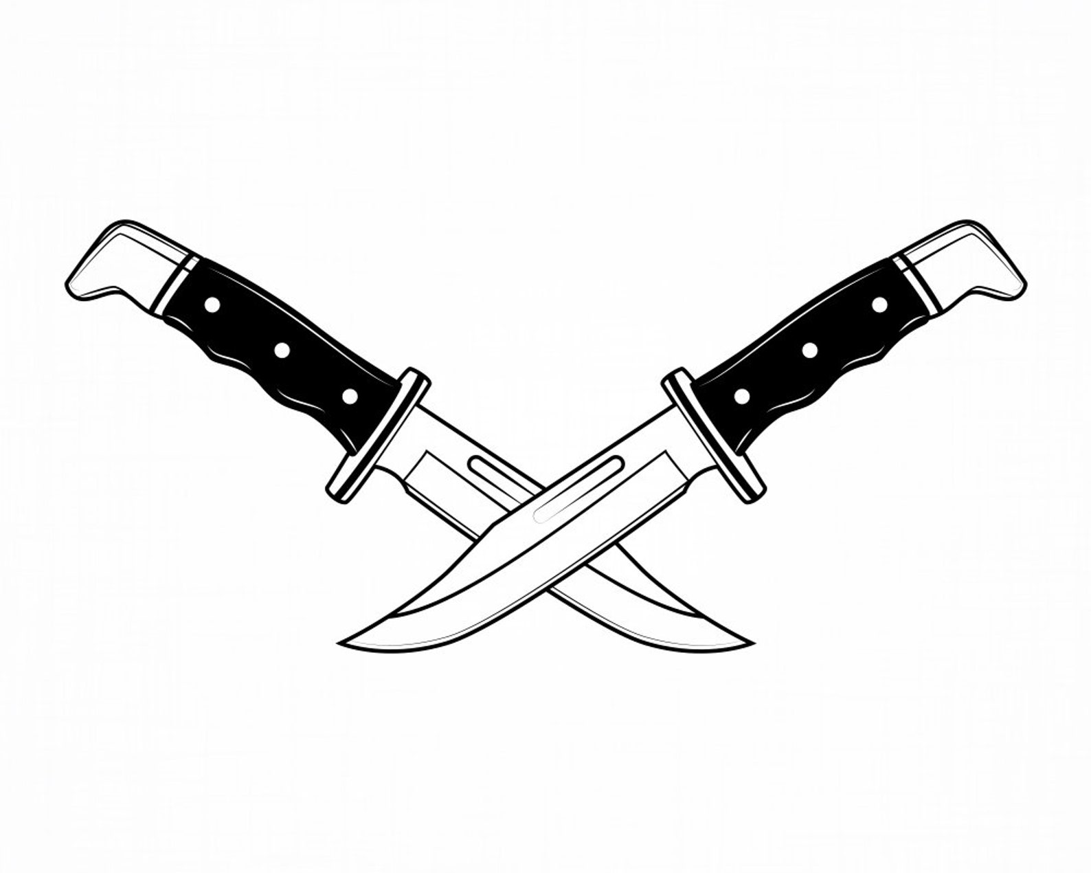 Military Knife Logo Special Forces Army Military Marines Etsy