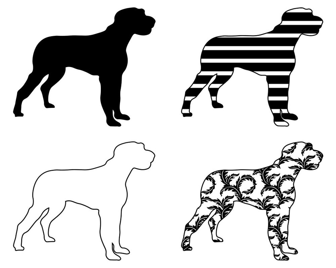 German Wirehaired Pointer SVG Bundle PNG Dog Design Pet Canine | Etsy