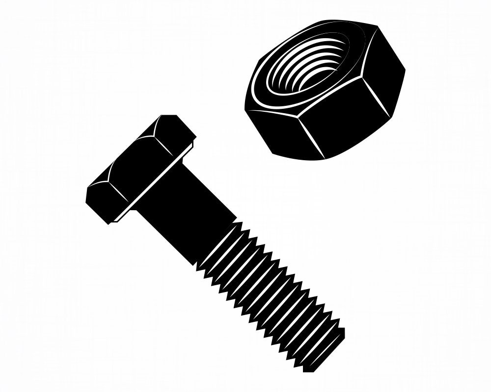 Screw Nut Bolt Svg