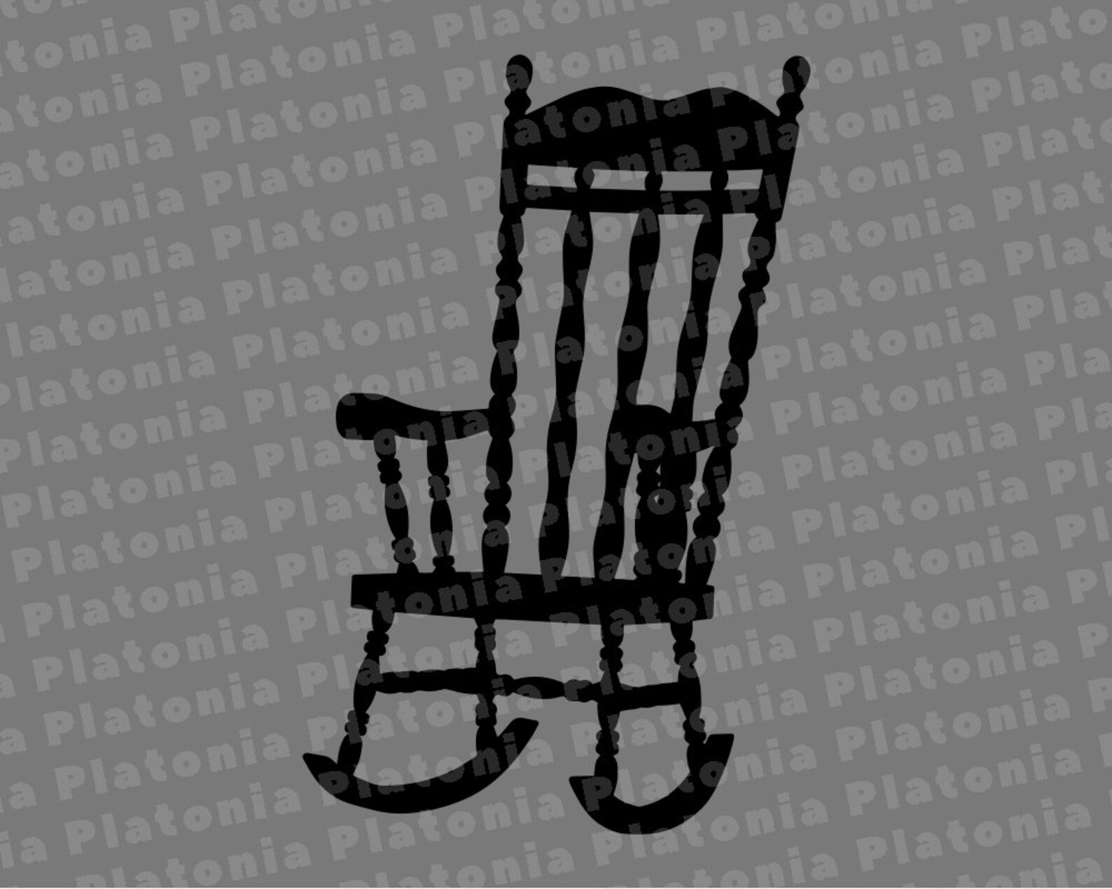 Rocking Chair Svg Furniture Seat Svg Clipart Cut Files Cricut Etsy