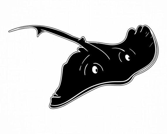 Stingray Svg Manta Ray Svg Stingray Cut Files Stingray | Etsy