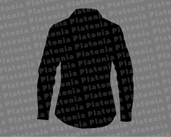 Dress Shirt Svg Fashion Button Shirt Formal Wear Svg Clipart Etsy