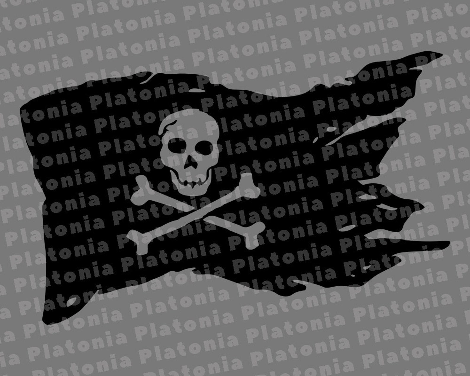 Pirate Ship Flag Template