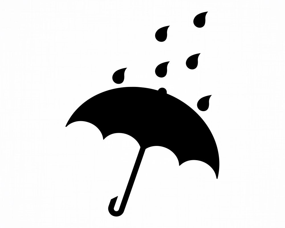 Rain Umbrella Svg Rain Drops Svg Raining Svg Rain Svg Rain | Etsy