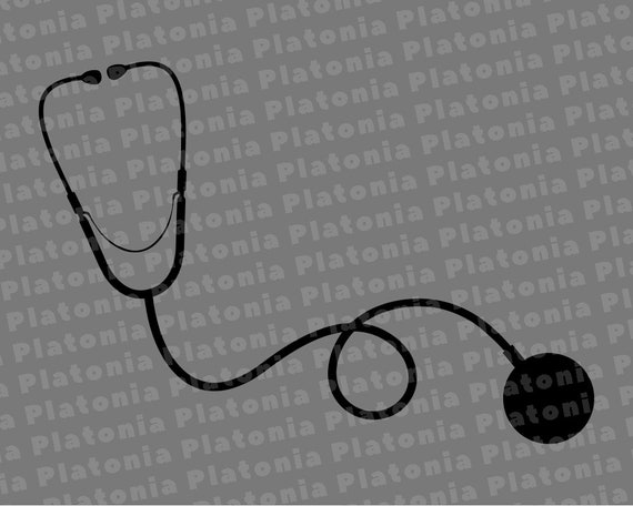 Stethoscope 2 Svg Doctor Nurse Hospital Svg Clipart Cut Files Etsy