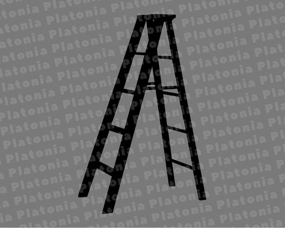 Ladder Svg Climb Steps Svg Clipart Cut Files Cricut Silhouette Etsy
