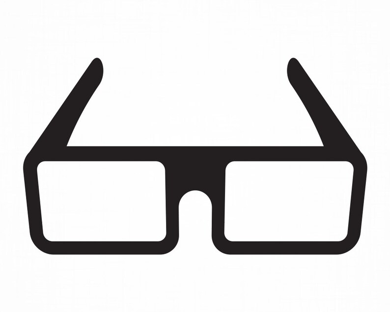 Download 3d Glasses Svg Cut Files Png Clipart Vector Logo Design Cricut Eps Dxf Clip Art Art Collectibles Kromasol Com