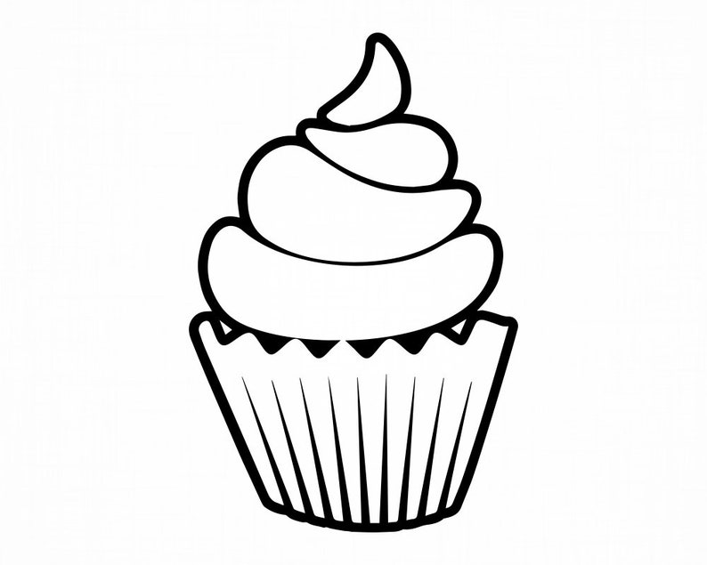 Download Cupcake Svg Muffin Svg Cupcake Files For Cricut Png Eps Cupcake Cut Files Cupcake Clipart Dxf Pdf Cupcake Outline Svg Bakery Svg Clip Art Art Collectibles Tripod Ee