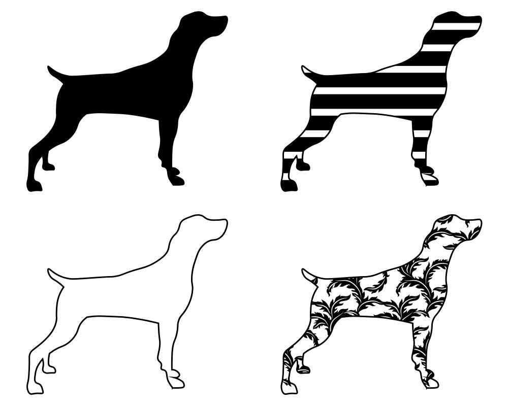 Weimaraner SVG Bundle PNG Dog Design Pet Canine Logo Mascot | Etsy