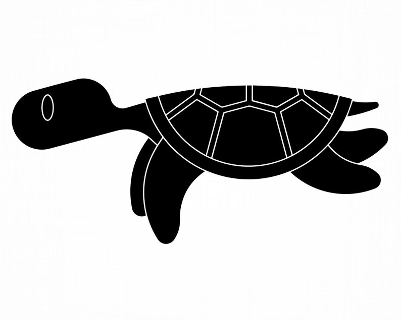 Turtle Files for Cricut Turtle Clipart Tortoise SVG Dxf Turtle #3 SVG Turtle Svg Png Eps Sea Creatures SVG Cut Files For Silhouette