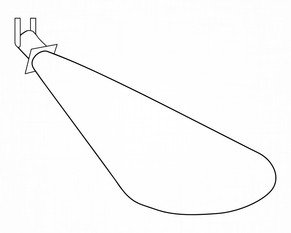 Spotlight Outline Svg Spotlight Svg Spotlight Cut Files Etsy