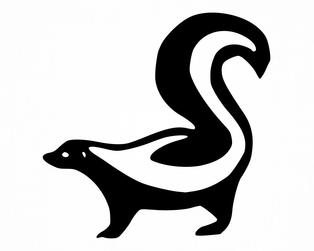 Skunk 2 Svg Skunk Svg Forest Creatures Svg Skunk Cut | Etsy