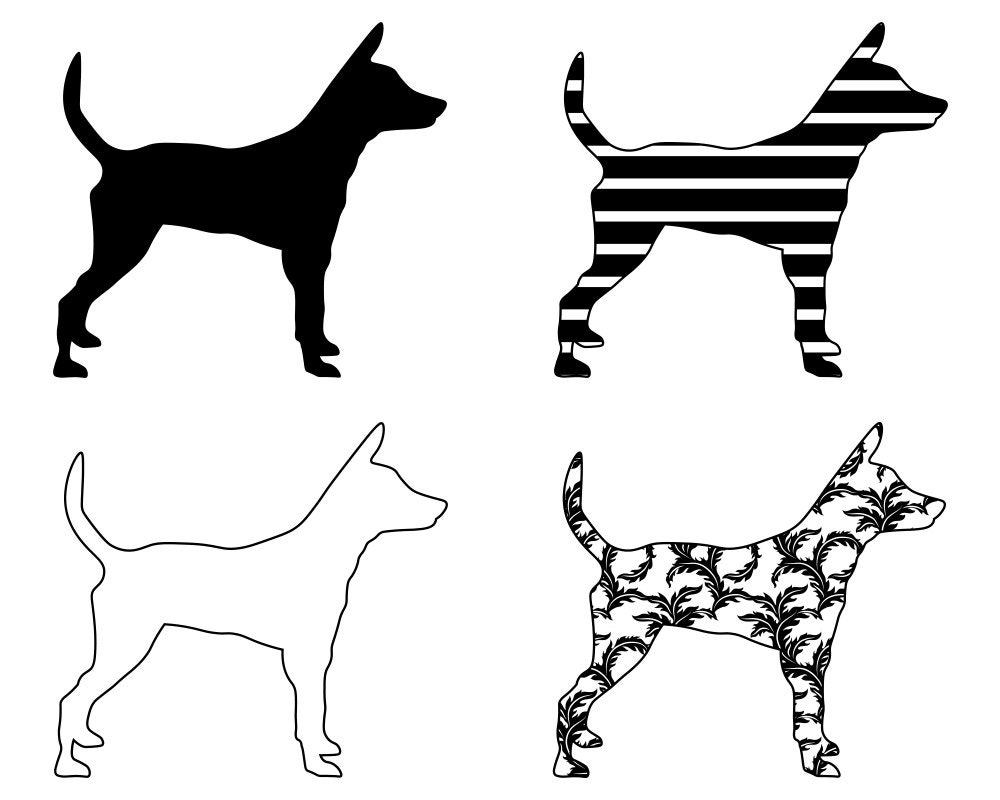 Toy Fox Terrier SVG Bundle PNG Dog Design Pet Canine Logo | Etsy