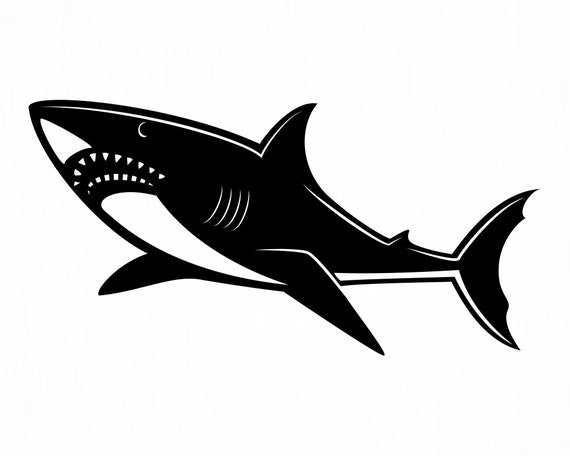 Download Shark 15 Svg Shark Svg Great White Shark Svg Shark Cut | Etsy