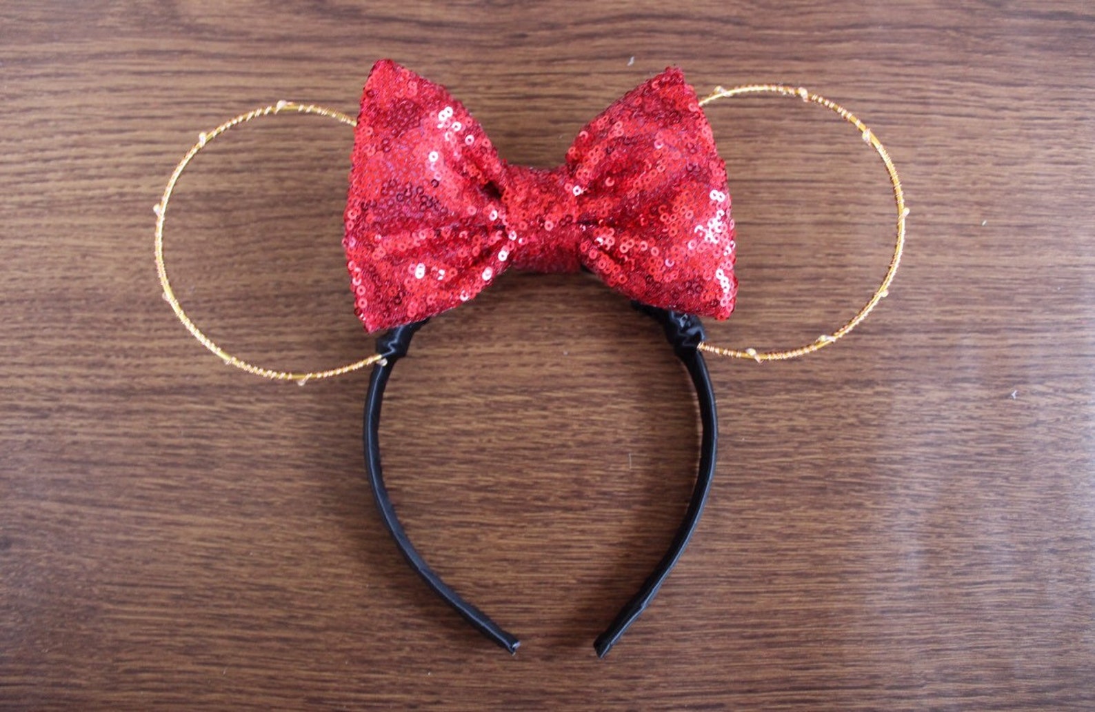 Light up Minnie Mouse Ears Lightup Minnie Ears Minnie Ears Etsy