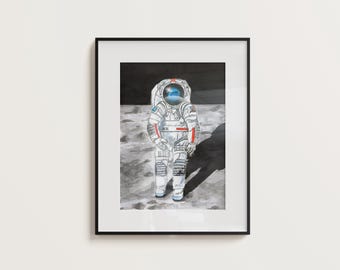 Artemis Astronaut Print