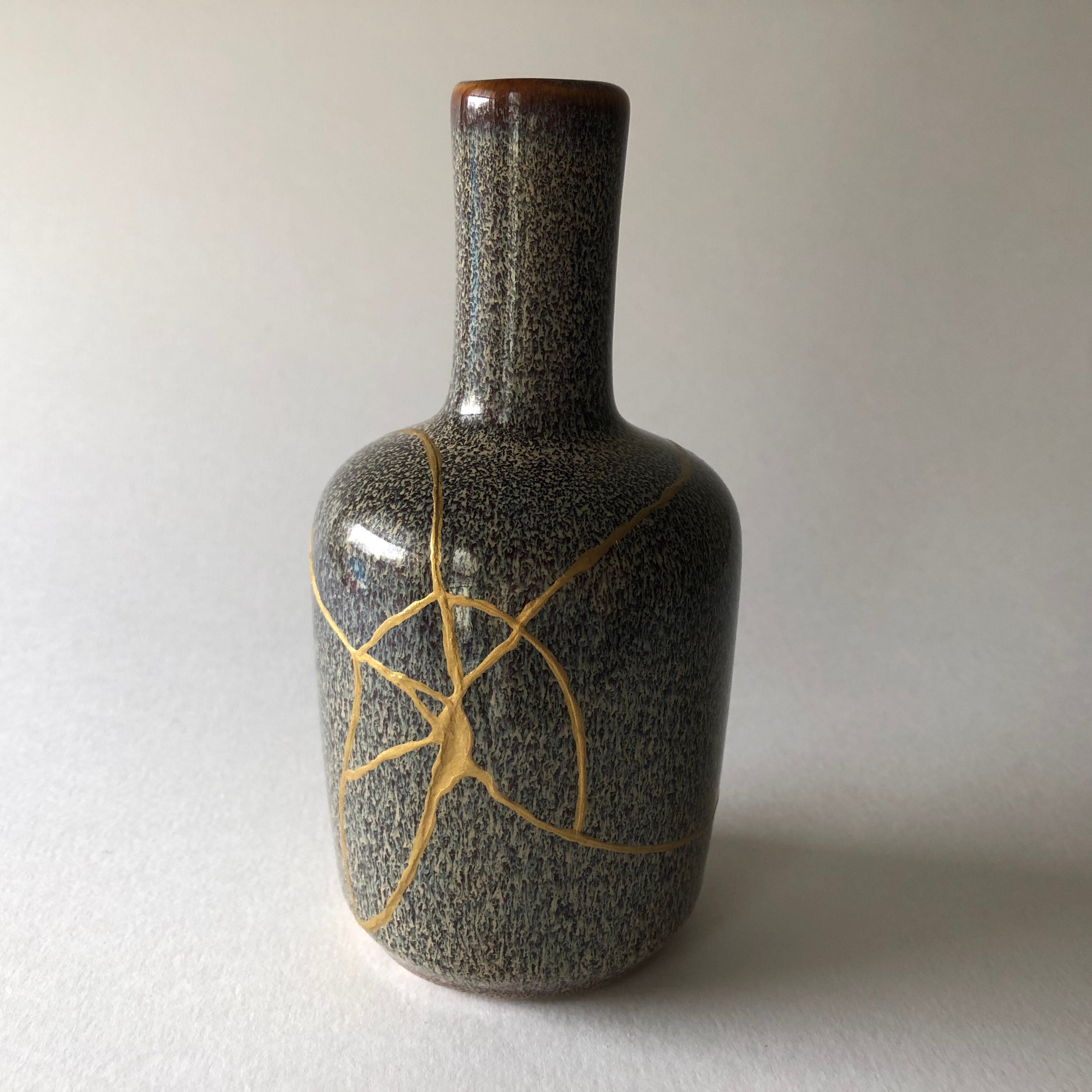Kintsugi Inspired Art Kintsugi Vase Functional Kintsugi Etsy