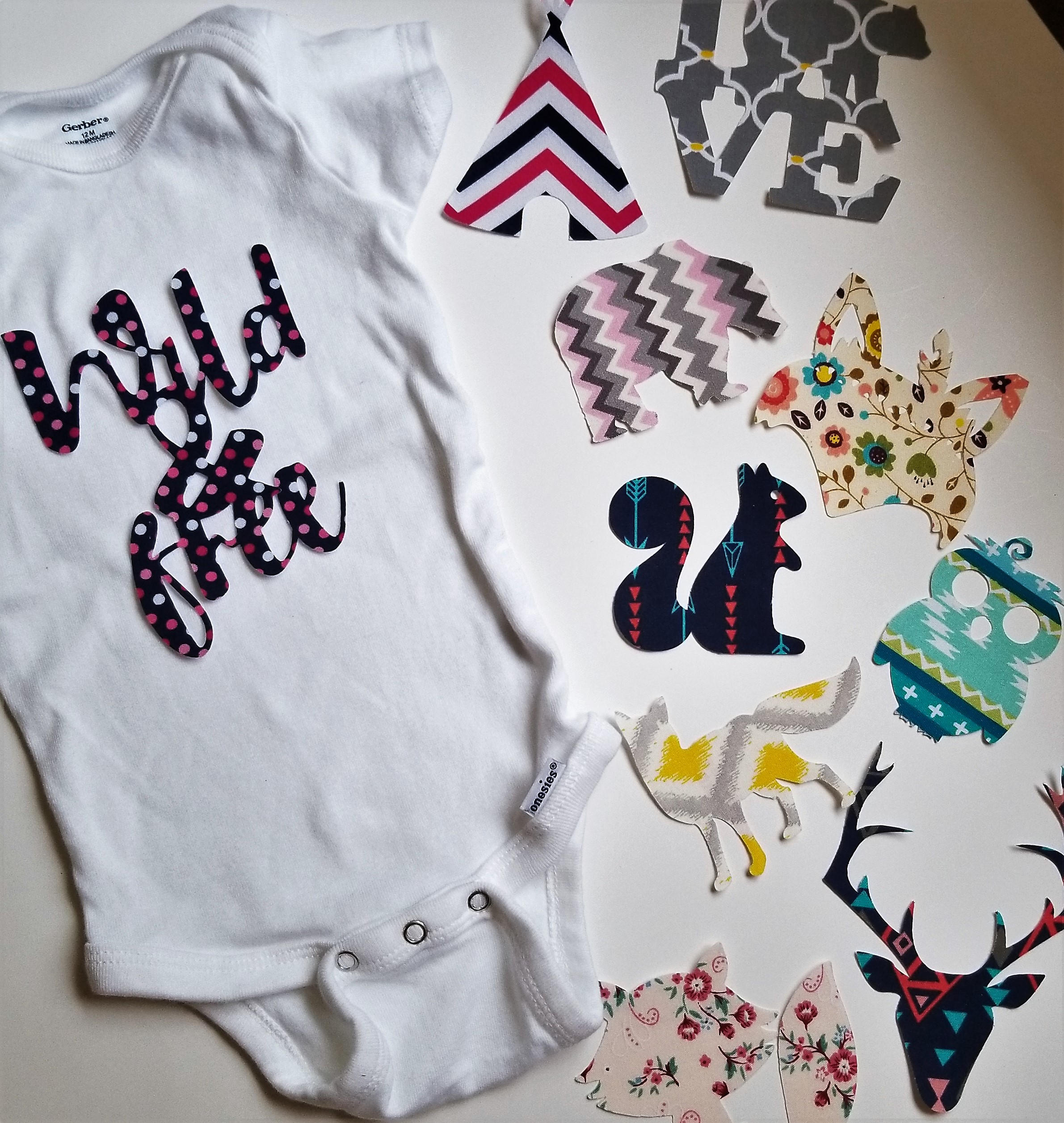 Boho Tribal / Woodlands Baby Girl Iron on Appliques for DIY - Etsy
