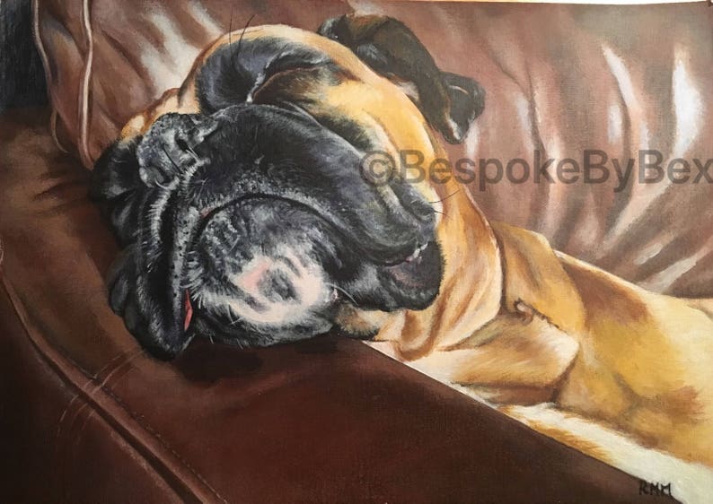 Acrylic Custom Dog Portrait