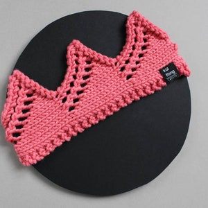 Krone aus Merinowolle, Strickkrone, Kinderkrone, Handgestrickte Kinderkrone, Geburtstagskrone, Kinderkrone, Kinderkronenstirnband