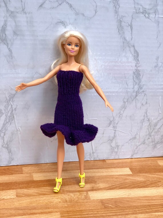 doll with purple dress