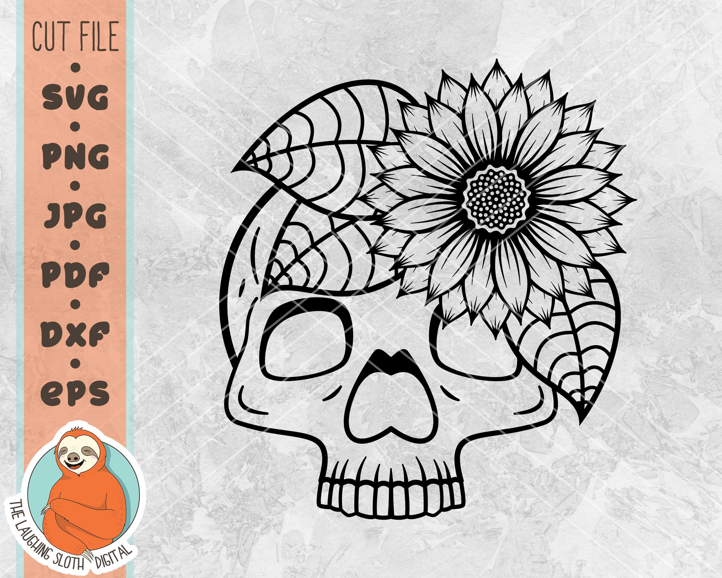 Free Free Sunflower Skull Svg 537 SVG PNG EPS DXF File