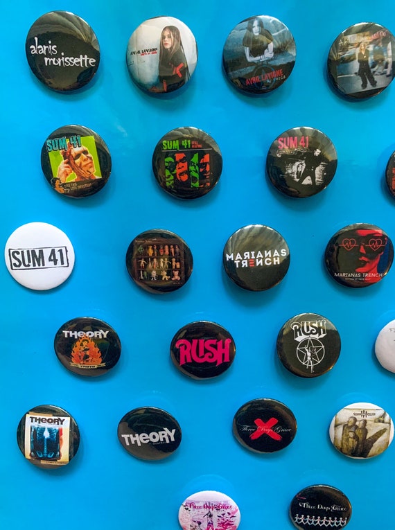 80's and 90's Rock Band Pins, Buttons, Badges, Alternative, Punk, Music  Pinbacks, Vintage, Custom Buttons, now With Metal Backings -  Canada