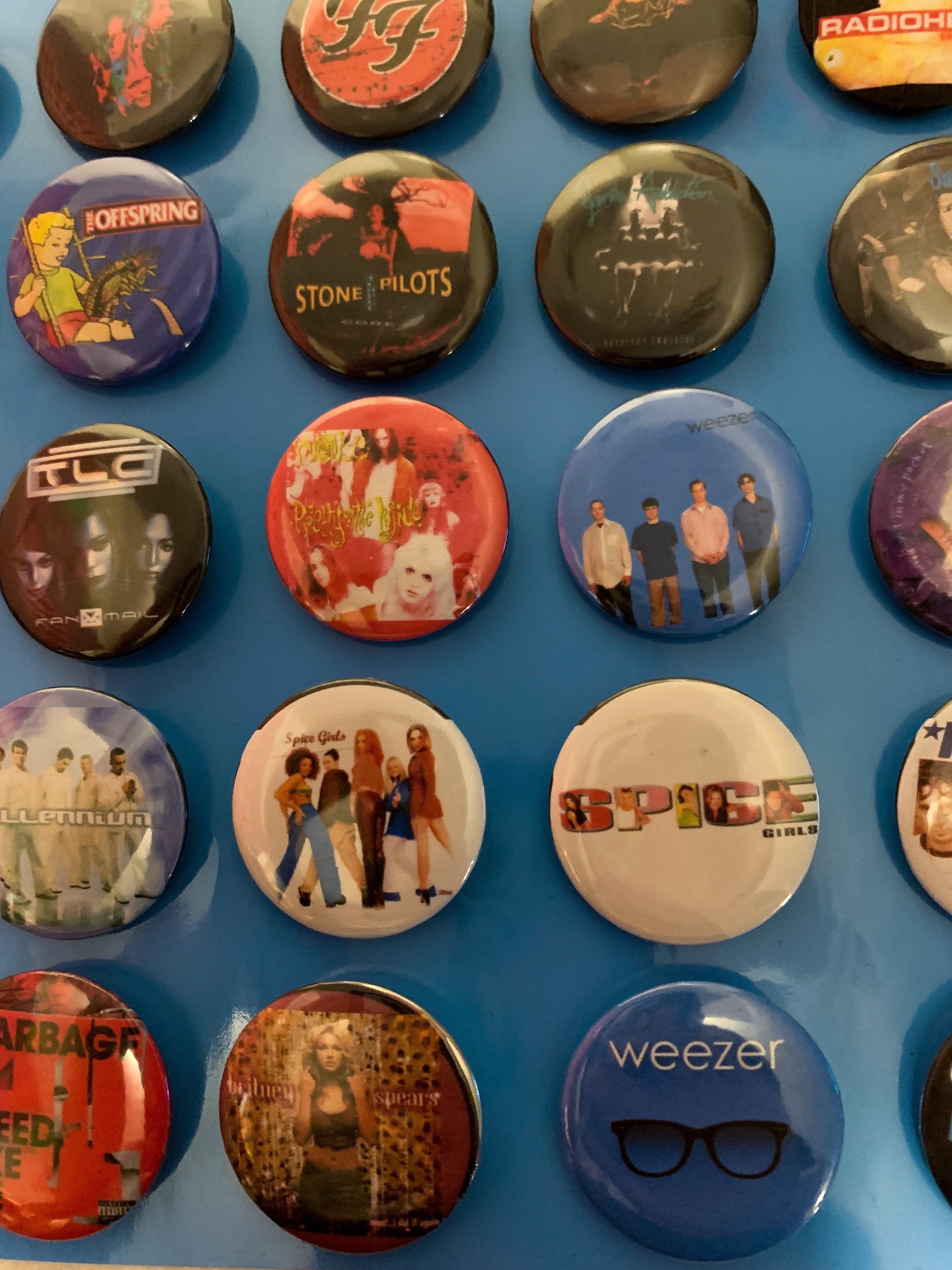 80's / 90's / 00's Band Pins, Custom, Badges, Alternative 80's / 90's / 00's Band Pins, Custom, Badges, Alternative